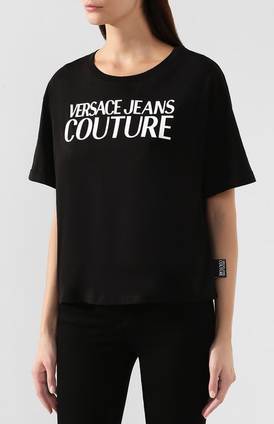 Хлопковая футболка VERSACE JEANS COUTURE, арт. B2HUA7HT-UDP606 8B/36255, фото 3