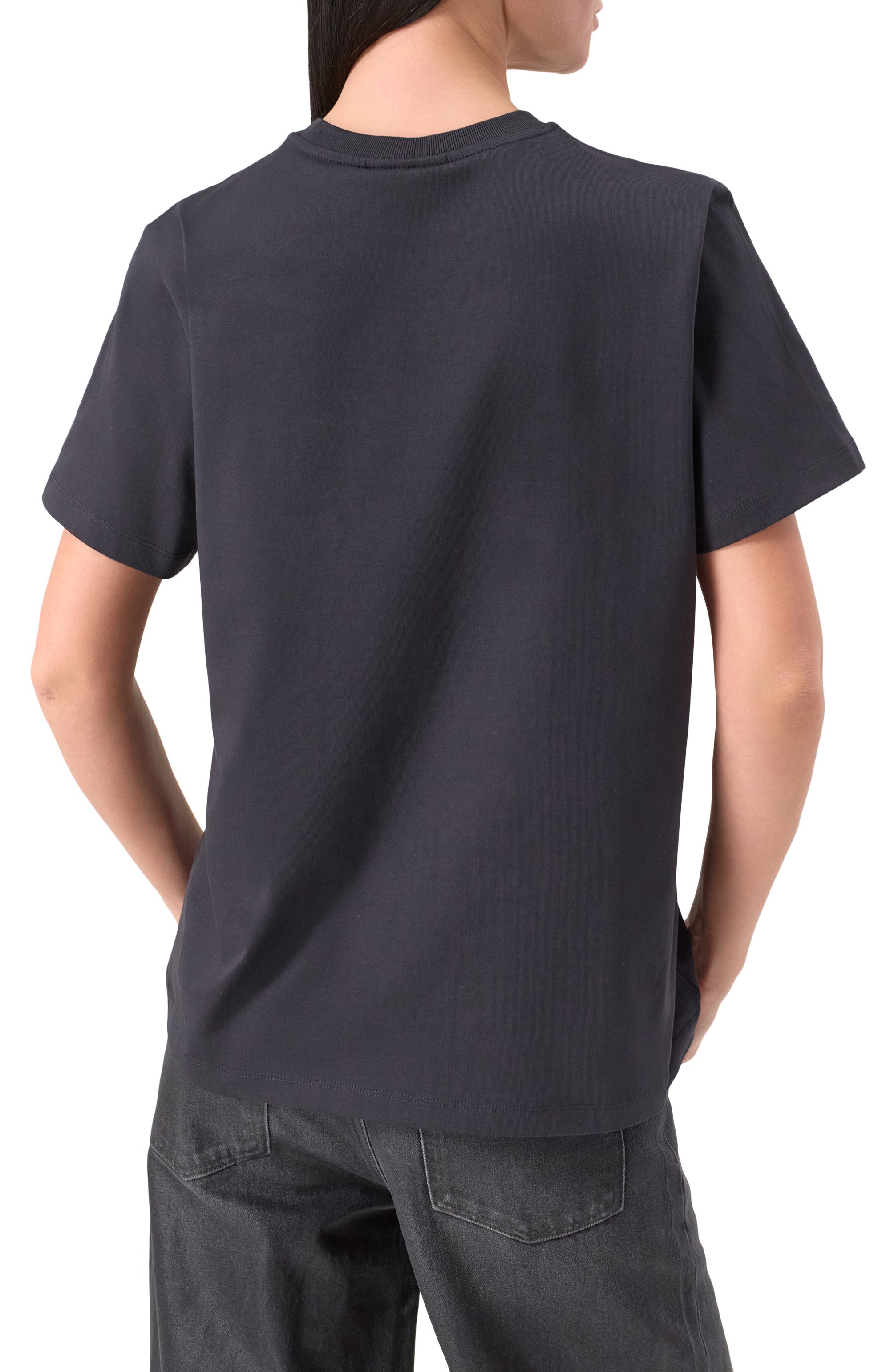 Хлопковая футболка GANNI, арт. T4058, фото 4