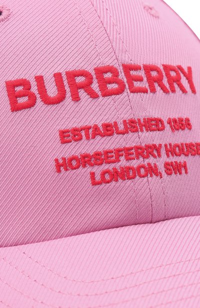 Хлопковая бейсболка BURBERRY, арт. 8048725, фото 4