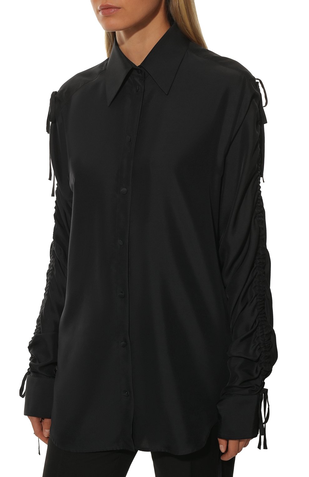 Шелковая рубашка DOLCE & GABBANA, арт. F5057T/FU1H0, фото 3