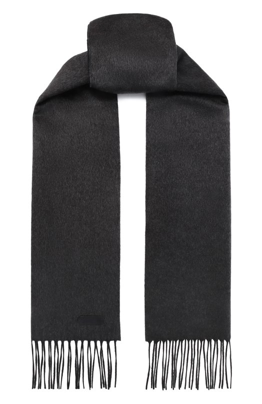 Шарф из шелка и кашемира Zilli SSIR00M0236VZI0C0 Серый SSIR00M0236VZI0C0