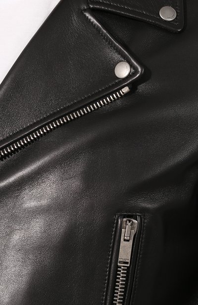 Кожаная куртка SAINT LAURENT, арт. 578686/YC2Q0, фото 5