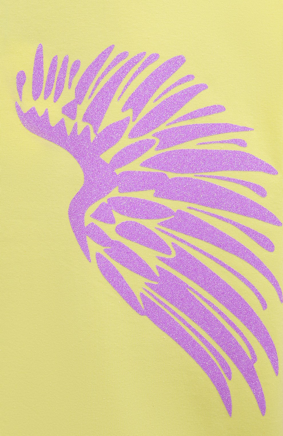 Хлопковая футболка SEVEN LAB, арт. T20-WINGS G-yellow, фото 5