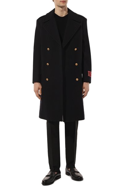 Шерстяное пальто GUCCI, арт. 676487 ZAAD3, фото 2