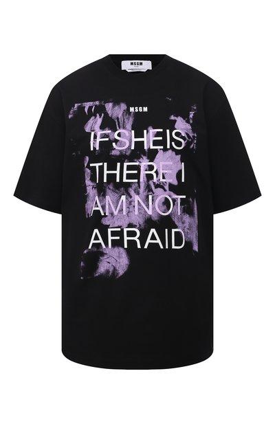 Женская хлопковая футболка MSGM, арт. 3142MDM197 217798