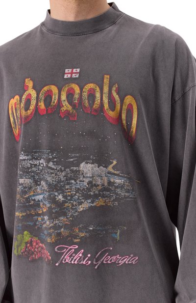 Хлопковый лонгслив BALENCIAGA, арт. 819022/TRVQ7, фото 5