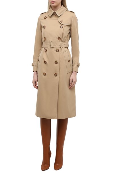 Хлопковый тренч kensington BURBERRY, арт. 8039248, фото 3