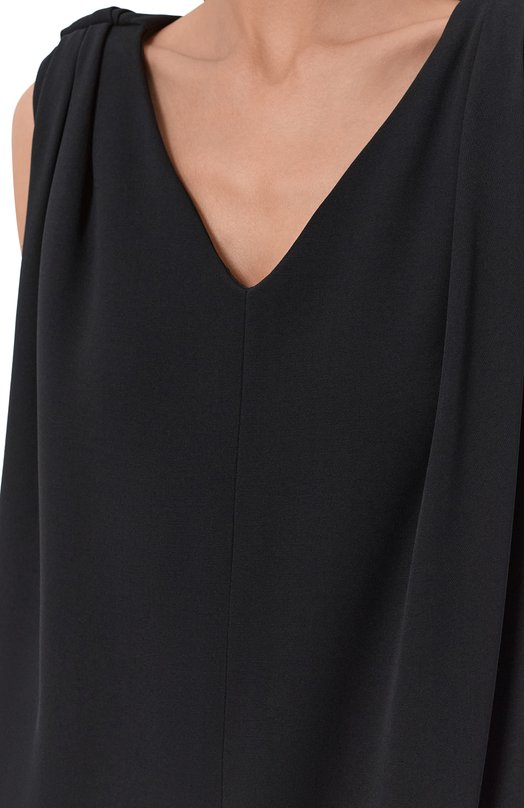 Платье из шелка и шерсти Balenciaga 872518/TUT14 Чёрный  872518/TUT14 Фото 4