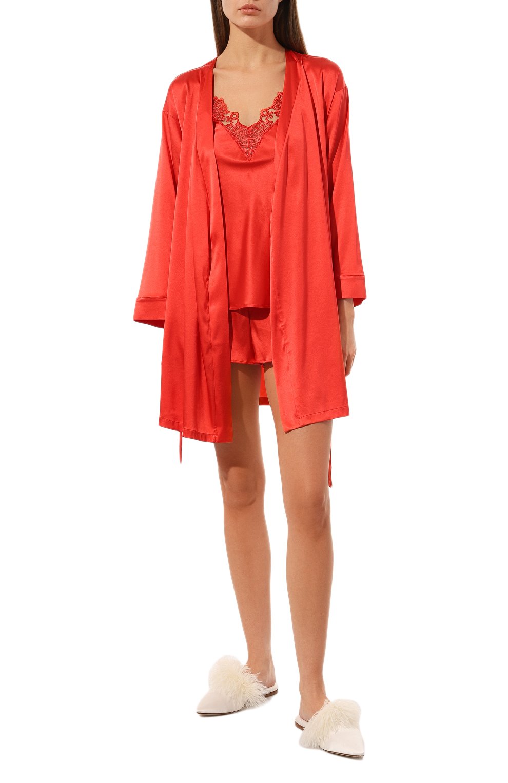 Шелковый халат I.D. SARRIERI, арт. J6461, фото 2