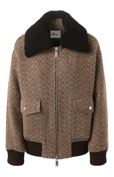 Бомбер SELF-PORTRAIT, арт. RS25-084JA-BR, фото 1