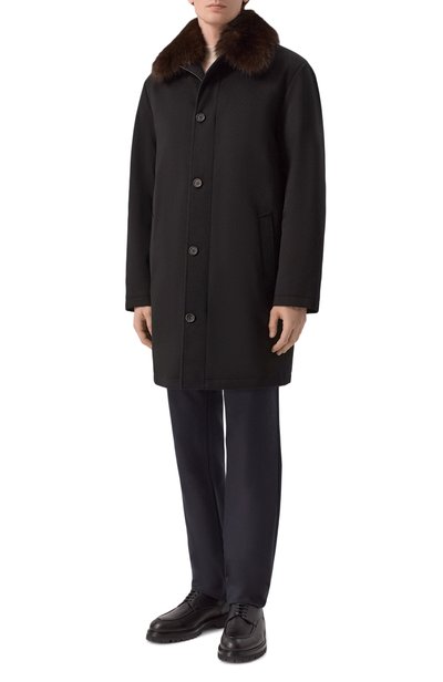 Кашемировое пальто с подкладкой из соболя MVST, арт. M26.1MM.CM01.3/F184 CASHMERE+SABLE, фото 2