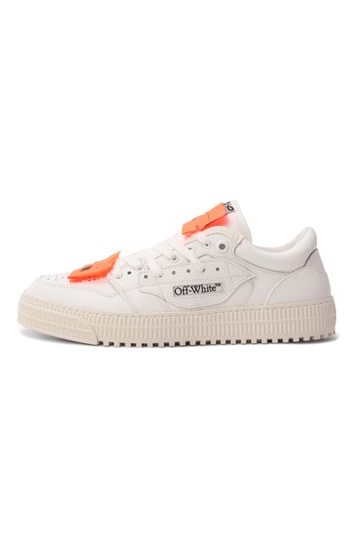 Кожаные кеды 3.0 off court OFF-WHITE белого цвета по цене 59550 руб., арт. 0MIA29KC99LEA001, фото 3 Кожаные кеды 3.0 off court OFF-WHITE, арт. 0MIA29KC99LEA001, фото 3
