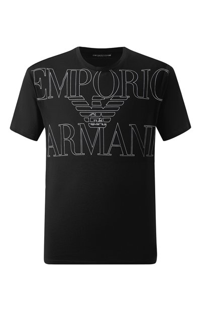 Хлопковая футболка EMPORIO ARMANI, арт. EM000574/AF12326, фото 1