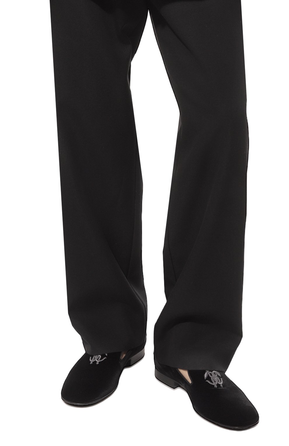 Текстильные слиперы ROBERTO CAVALLI, арт. 18763 A, фото 3