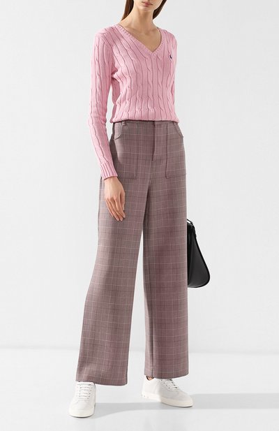 Хлопковый пуловер POLO RALPH LAUREN розового цвета по цене 19650 руб., арт. 211580008/0S191C09, фото 2 Хлопковый пуловер POLO RALPH LAUREN, арт. 211580008/0S191C09, фото 2