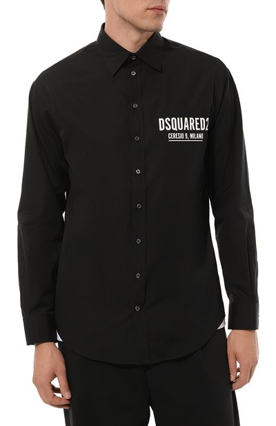 Хлопковая рубашка DSQUARED2, арт. S74DM0652/S36275, фото 3