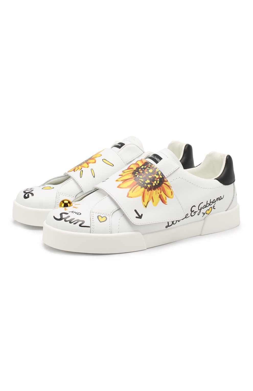 Кожаные кеды DOLCE & GABBANA, арт. D10883/AK220/37-39, фото 1