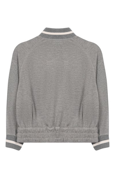 Бомбер из вискозы и хлопка BRUNELLO CUCINELLI, арт. BG930E892A, фото 2