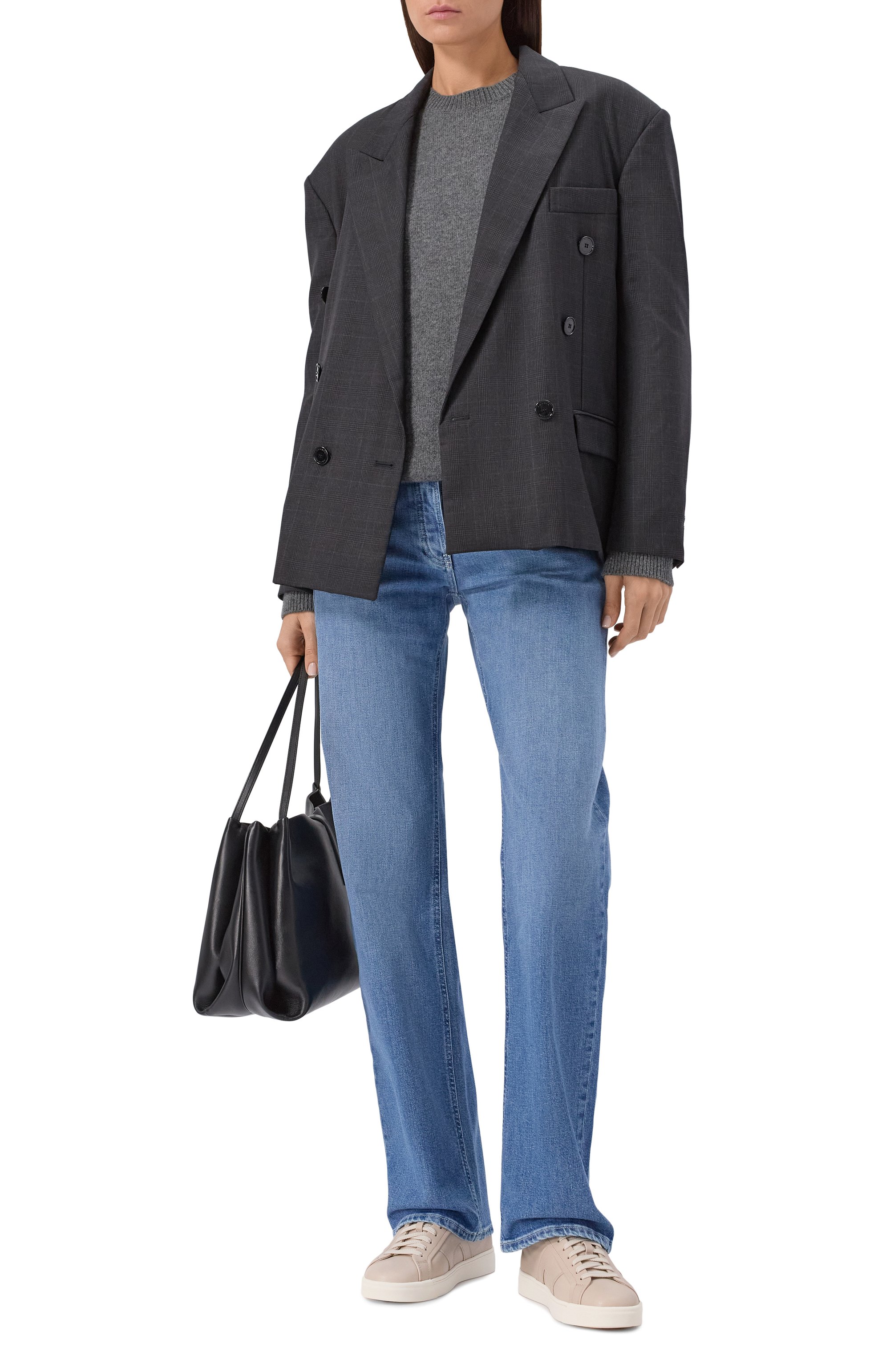 Кожаные кеды SANTONI, арт. WBGG61419PNNPXWL, фото 3