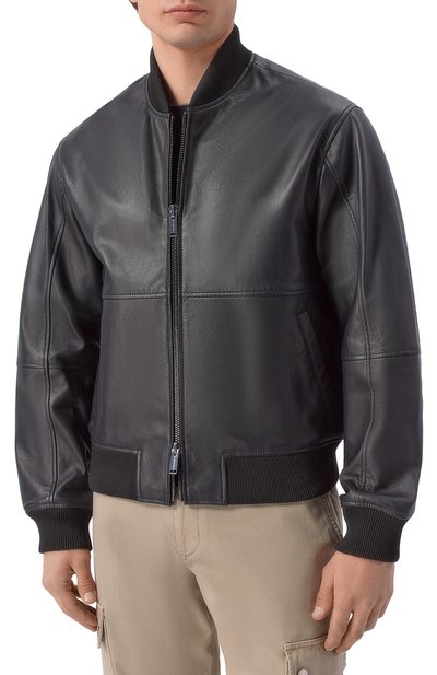 Кожаный бомбер ICEBERG, арт. 26EI1P0Z011, фото 3