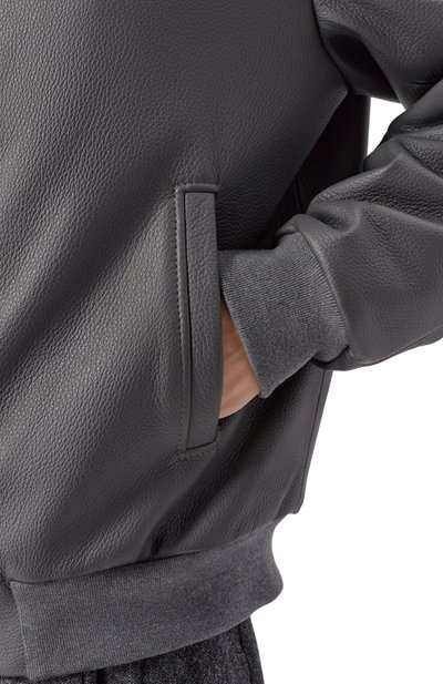 Кожаный бомбер MASLOV, арт. SMB63, фото 5