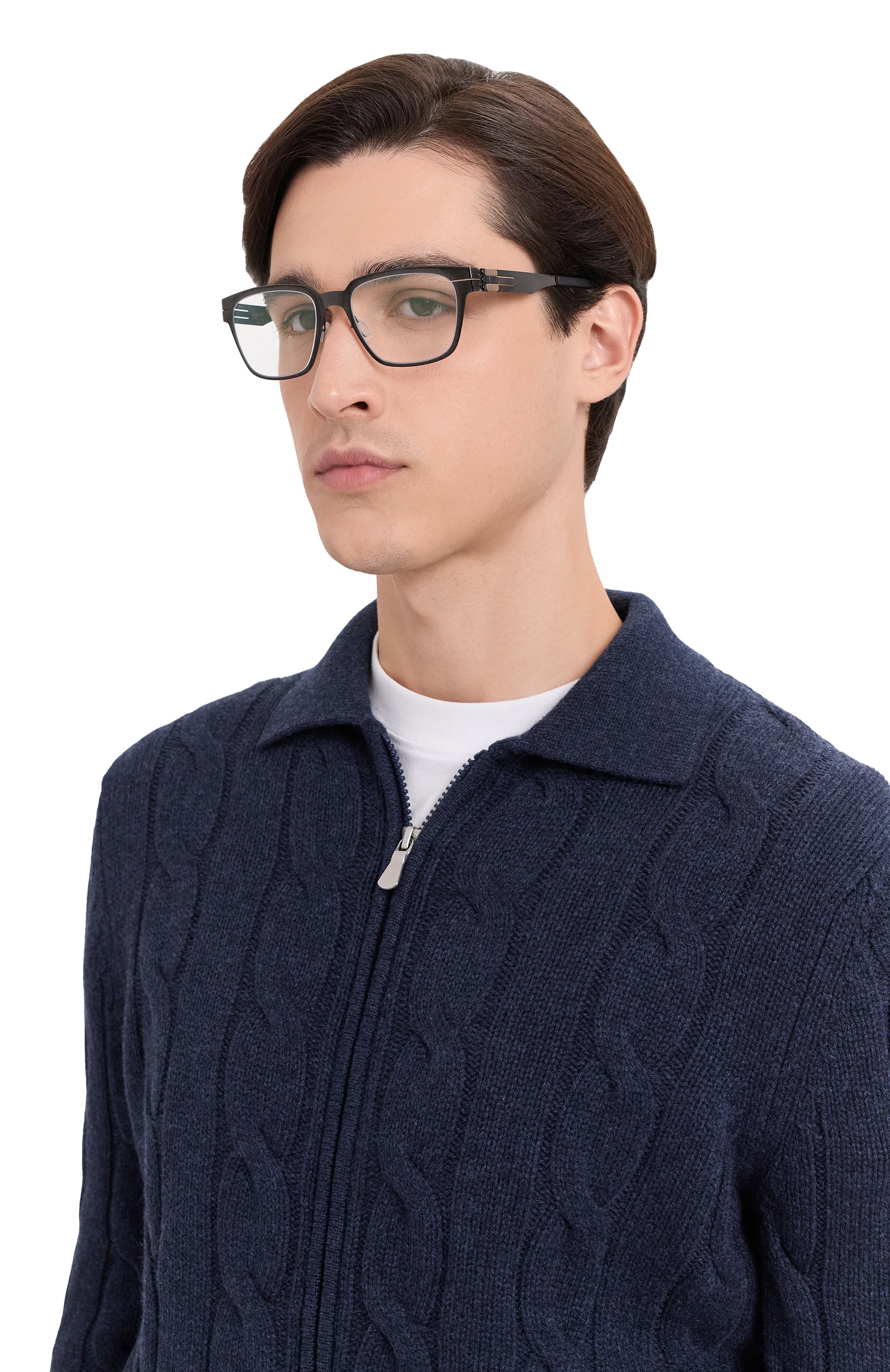 Оправа IC! BERLIN, арт. IB-B0 GUN-METAL BLACK RX-CLEAR D0NNERSTAG, фото 2