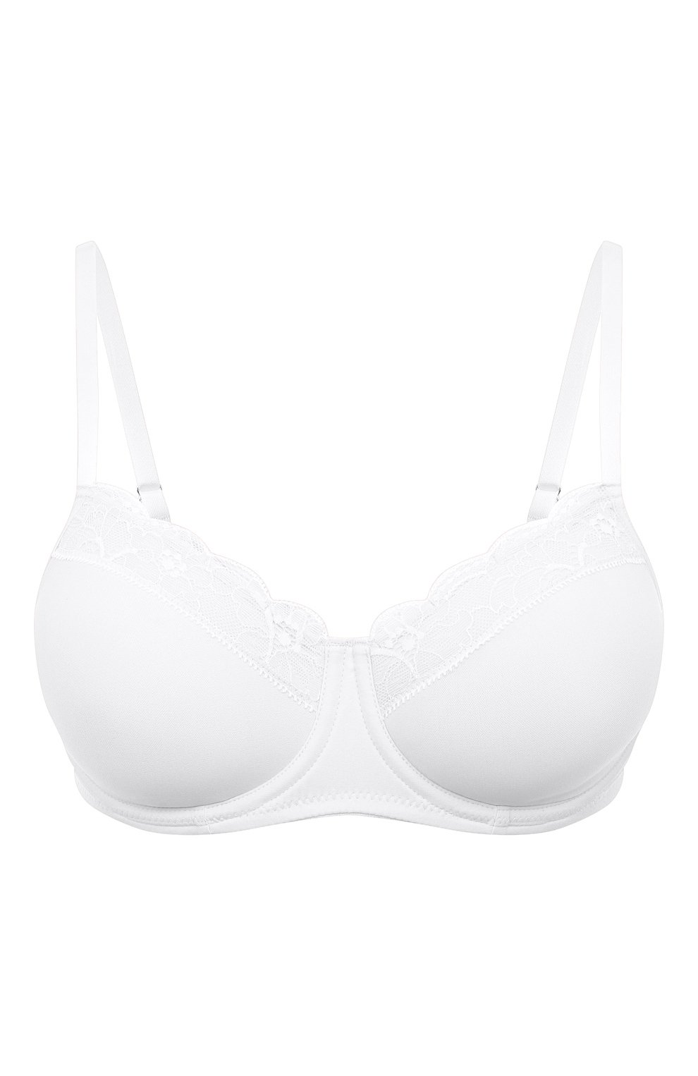 Бюстгальтер с плотной чашкой HANRO белого цвета по цене 16440 руб., арт. 072433., фото 1 Бюстгальтер с плотной чашкой HANRO, арт. 072433., фото 1