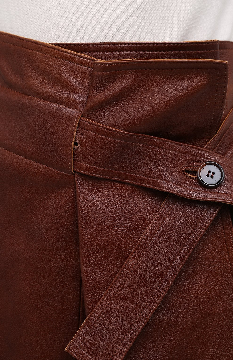 Кожаная юбка CHLOÉ, арт. CHC20ACJ11205, фото 6