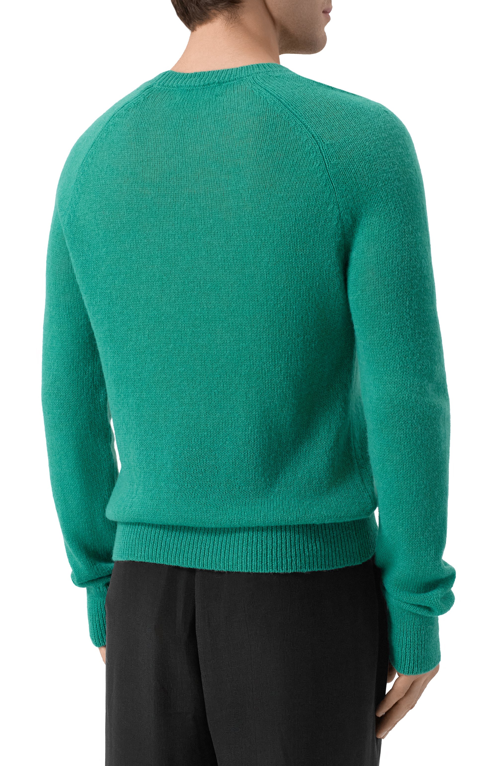 Свитер DRIES VAN NOTEN зеленого цвета по цене 64850 руб., арт. 021231/3723, фото 4 Свитер DRIES VAN NOTEN, арт. 021231/3723, фото 4