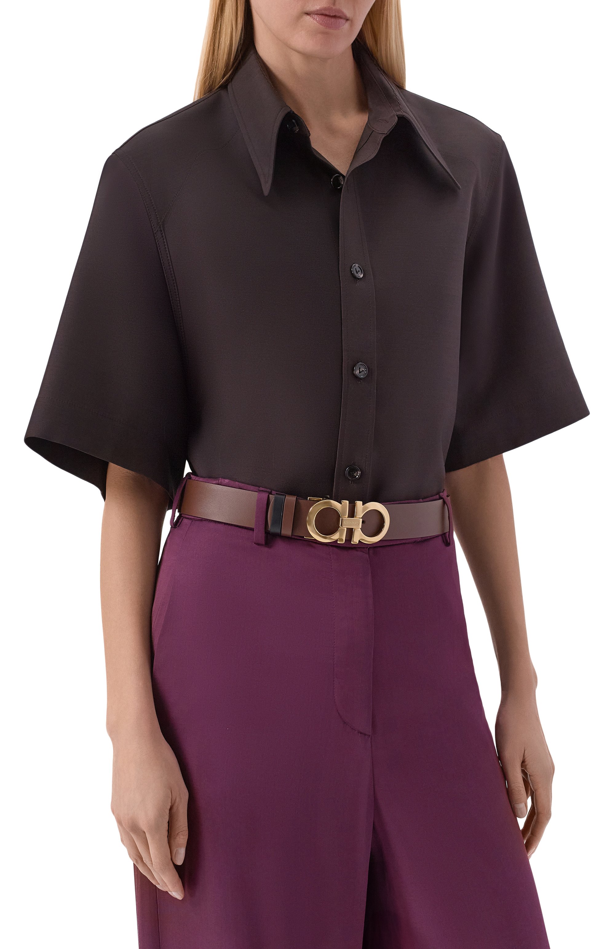 Кожаный ремень FERRAGAMO, арт. 23A564/764, фото 2