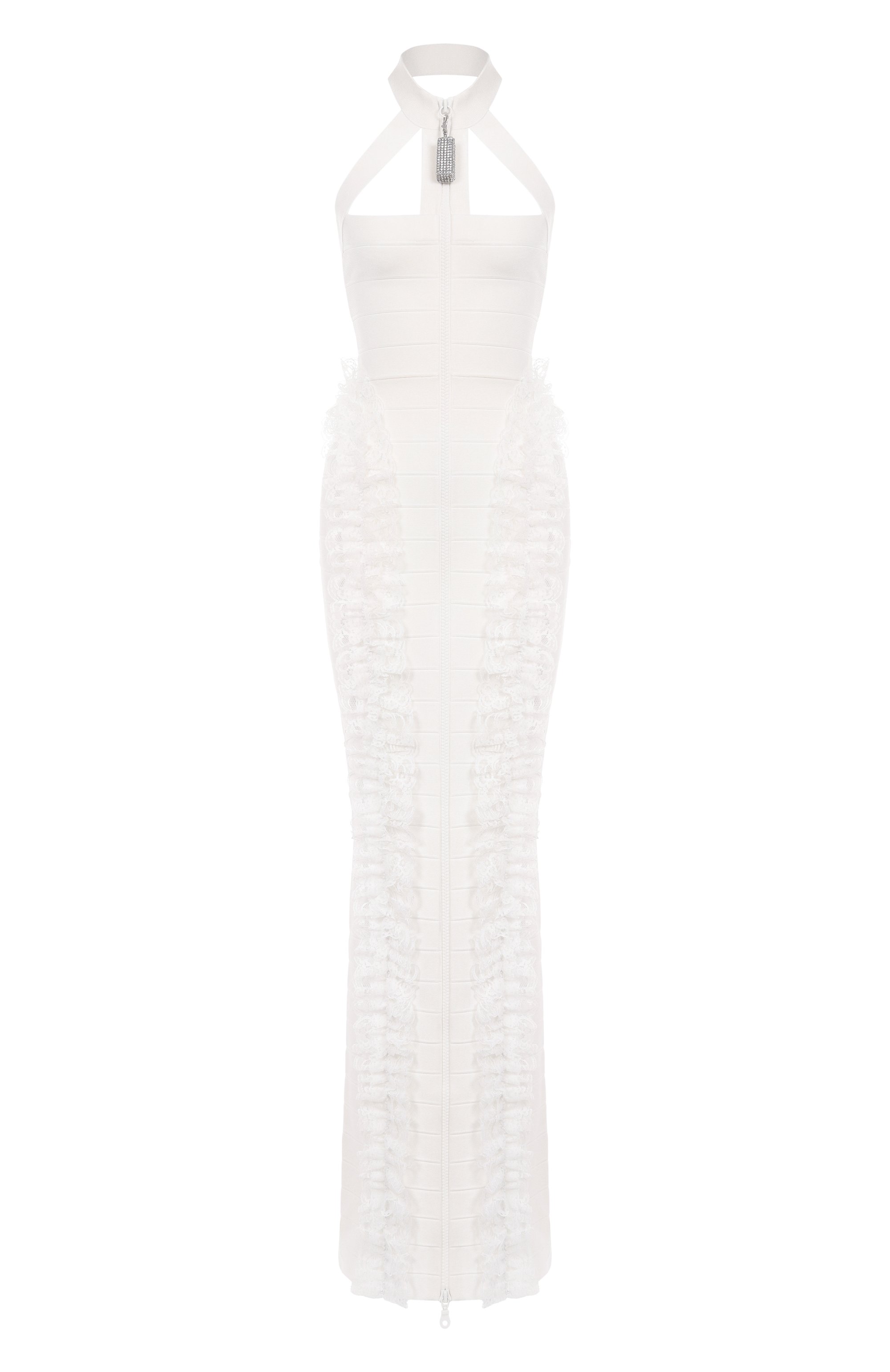 Платье из вискозы SELF-PORTRAIT, арт. SS25-CK-001X-W, фото 1