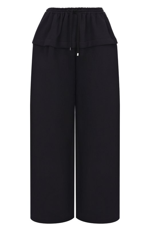 Хлопковые брюки Alaia AA9P1230J094C Чёрный AA9P1230J094C