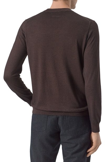 Джемпер из кашемира и шелка ZILLI, арт. KHMN01M0330VCLD00, фото 4