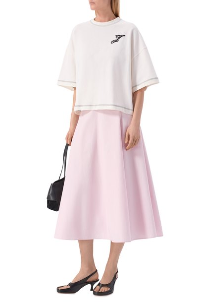 Женская хлопковая футболка JACQUEMUS, арт. 26ETSW00580/AJ00226