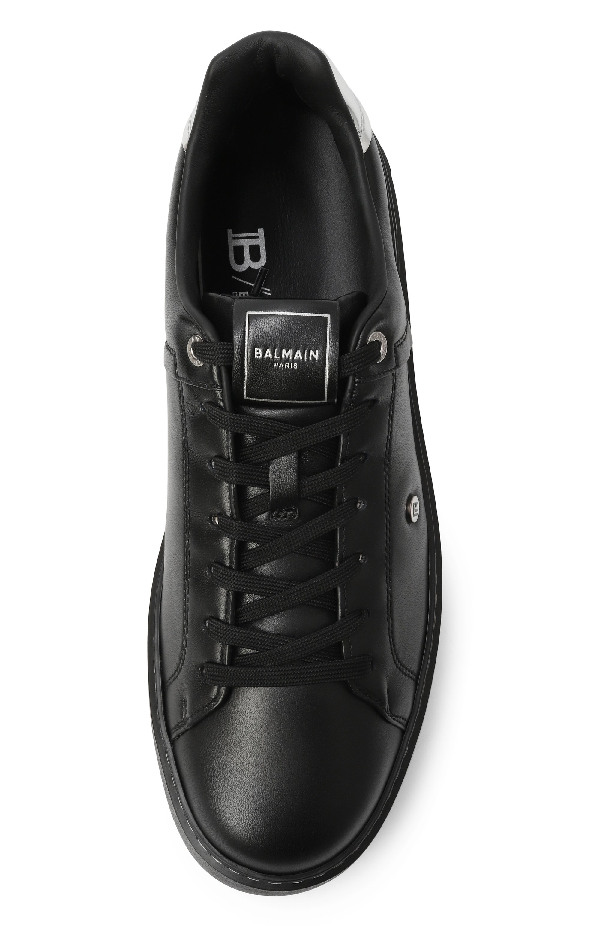 Кожаные кеды b-court BALMAIN, арт. FM1VI390/LNSS, фото 6