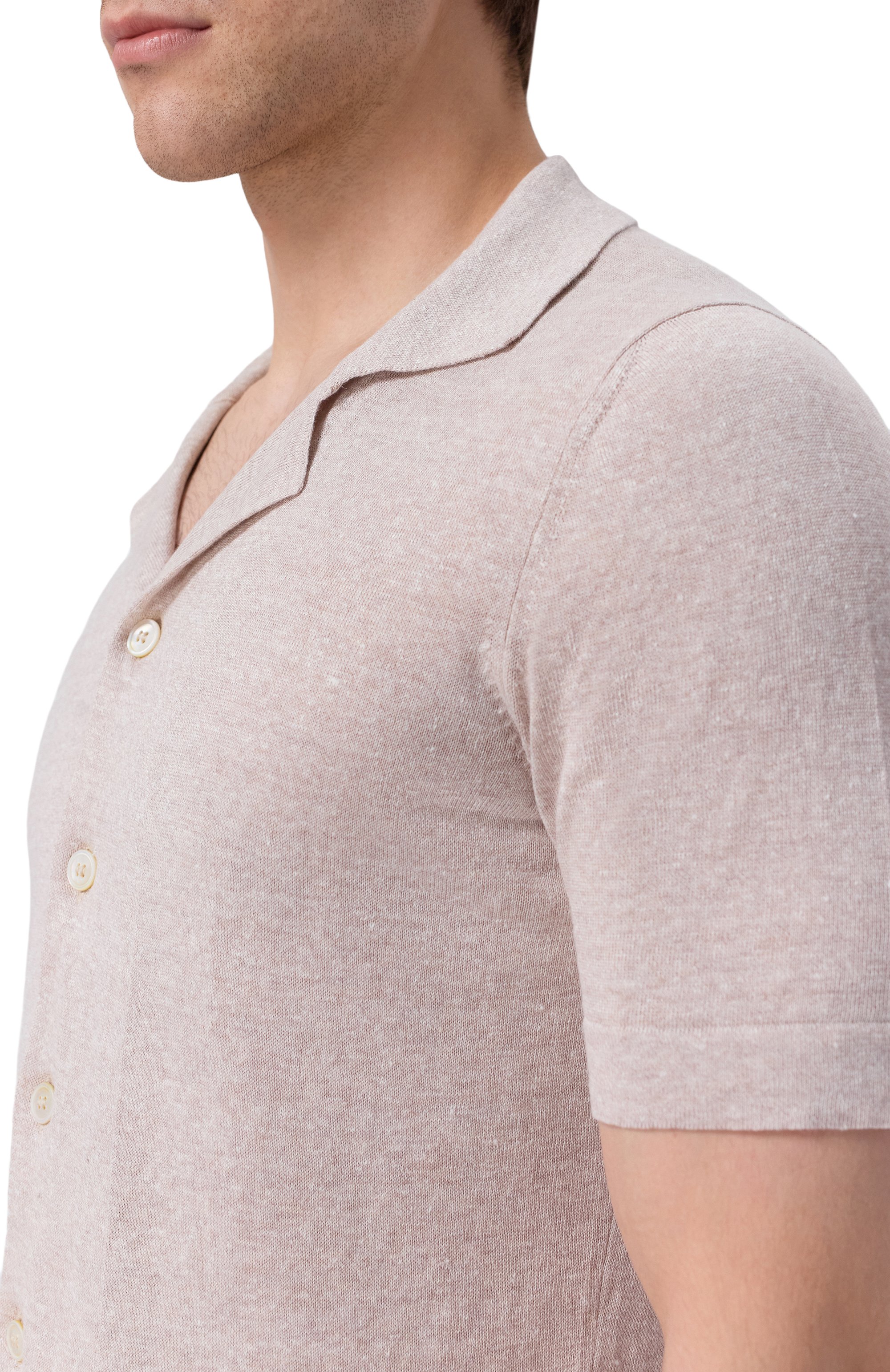 Рубашка изо льна и хлопка GRAN SASSO, арт. 57184/18637, фото 5