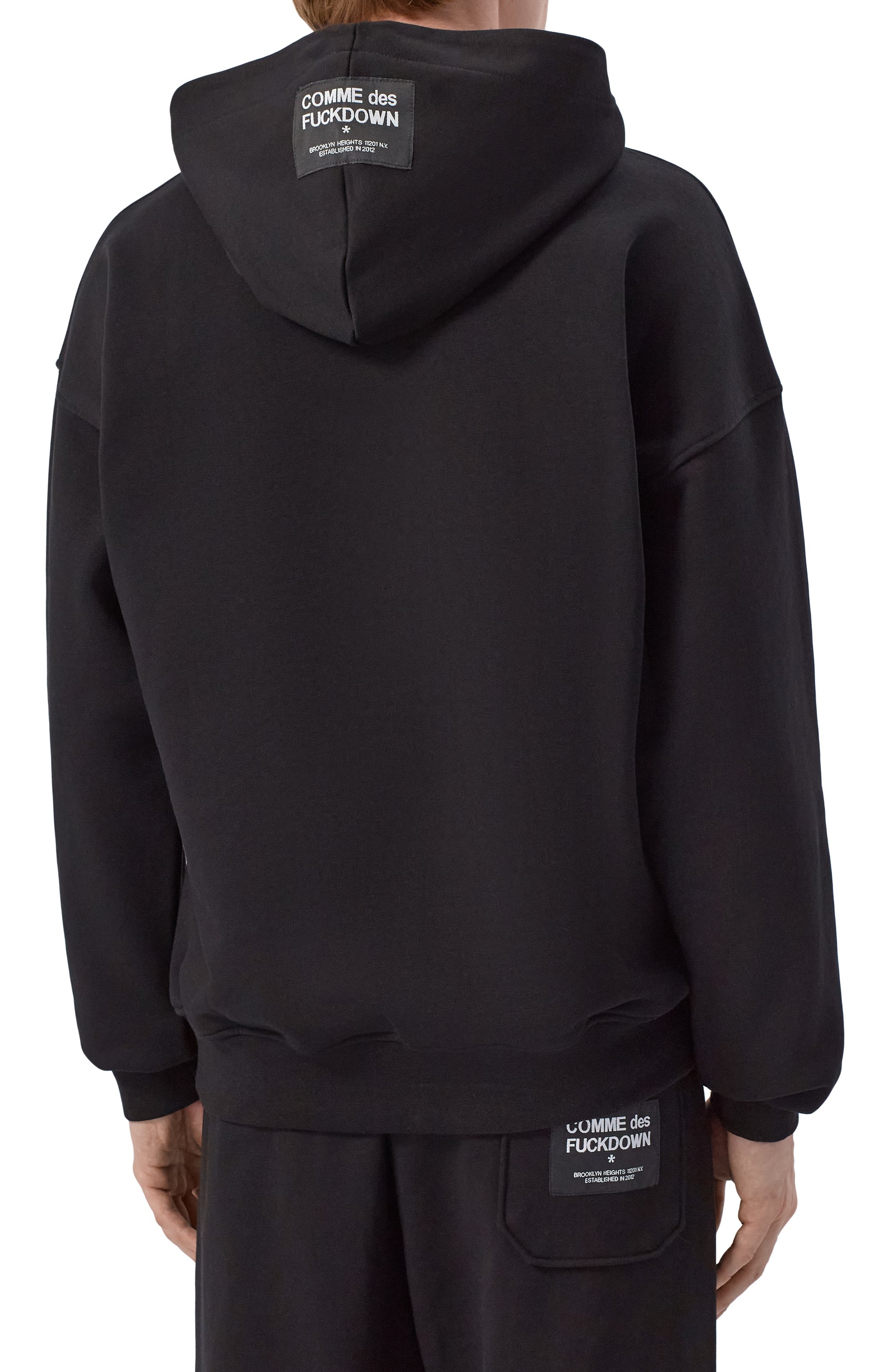 Хлопковое худи COMME DES FUCKDOWN, арт. CFABM01910, фото 4