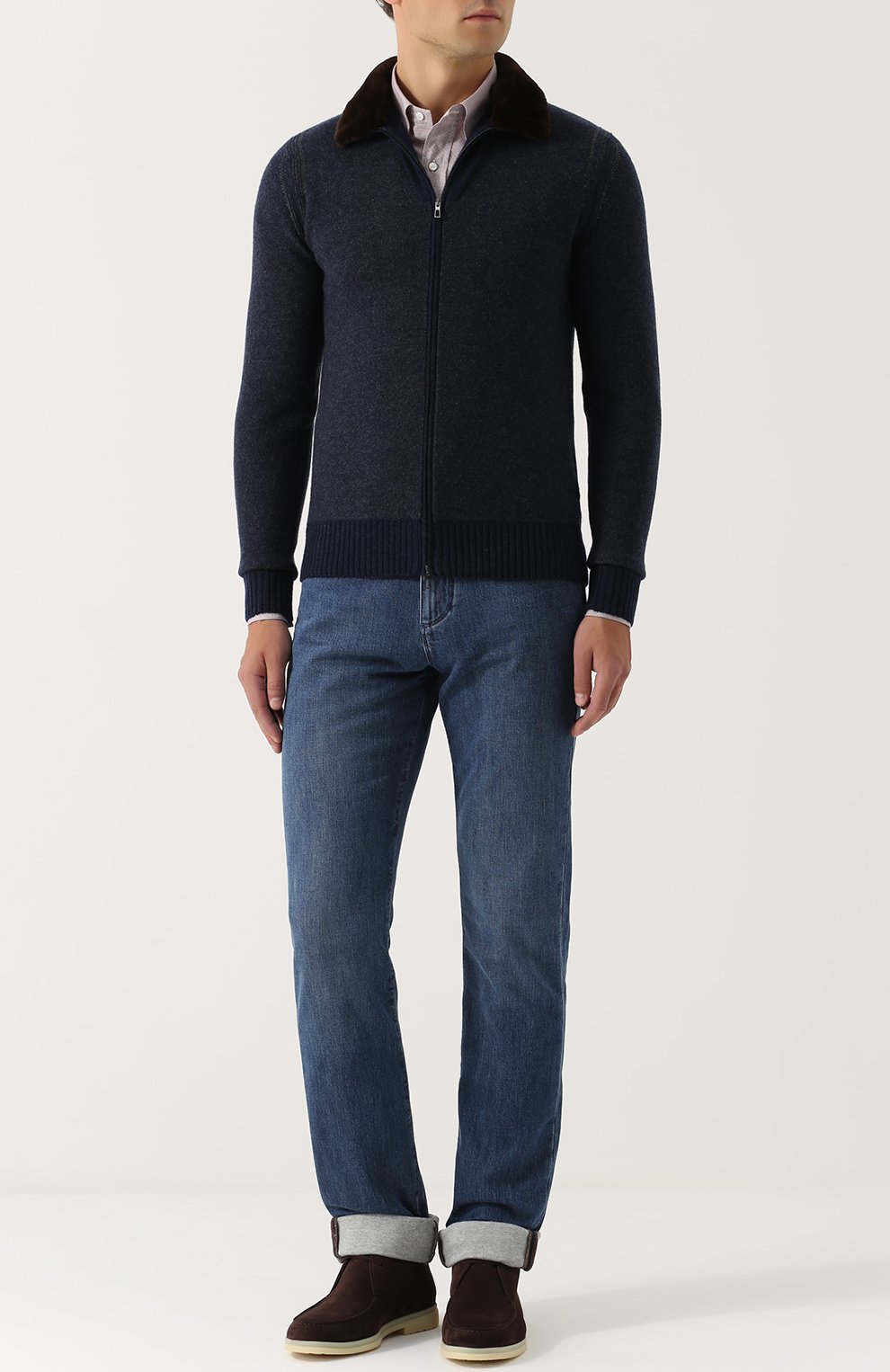 Замшевые ботинки walk and walk LORO PIANA, арт. FAG3595, фото 2