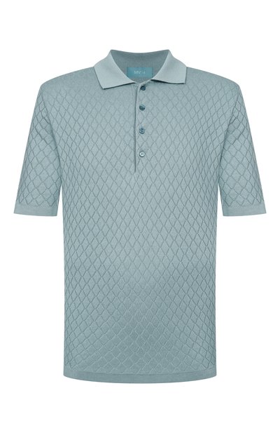 Поло из шелка и хлопка MVST, арт. M26.2PM.K127/Y205 R0MBI 3D, фото 1