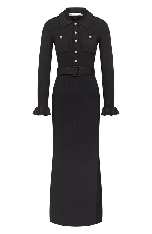 Платье self-portrait AW25-007X-B Чёрный AW25-007X-B