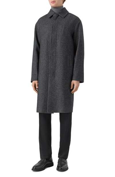 Пальто из кашемира и шелка MVST темно-серого цвета по цене 635500 руб., арт. M25.1PM.C002 BS, фото 3 Пальто из кашемира и шелка MVST, арт. M25.1PM.C002 BS, фото 3