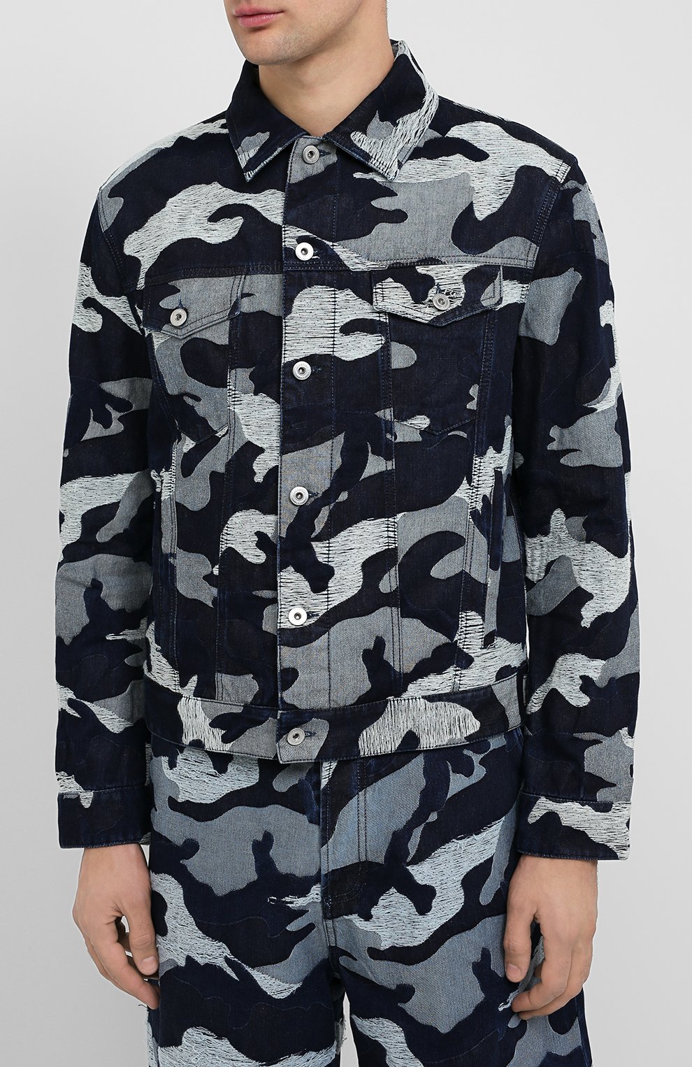 Джинсовая куртка VALENTINO, арт. UV3DC01G6H2, фото 3