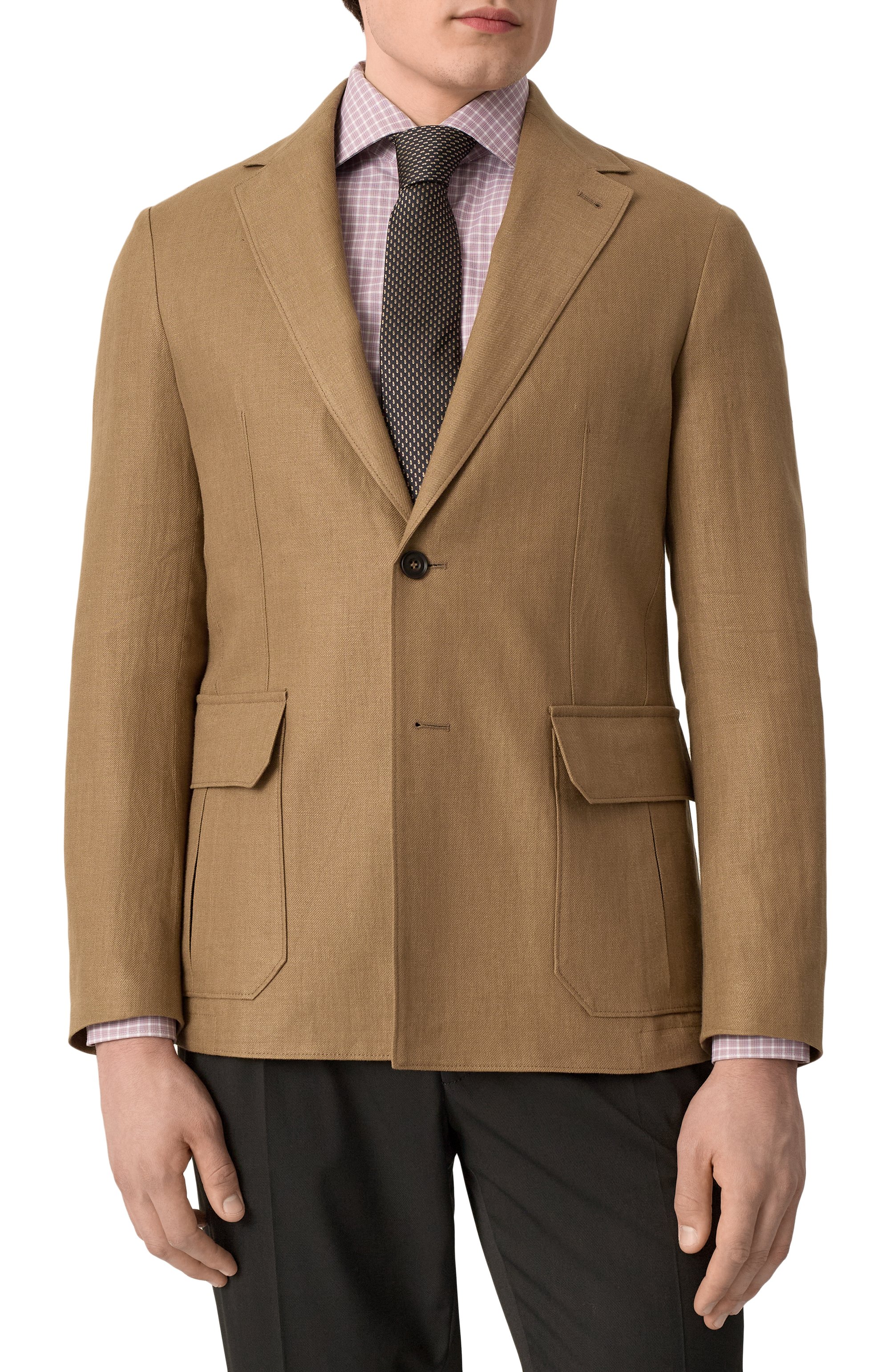 Льняной пиджак CORNELIANI, арт. 25X591-2514108, фото 5