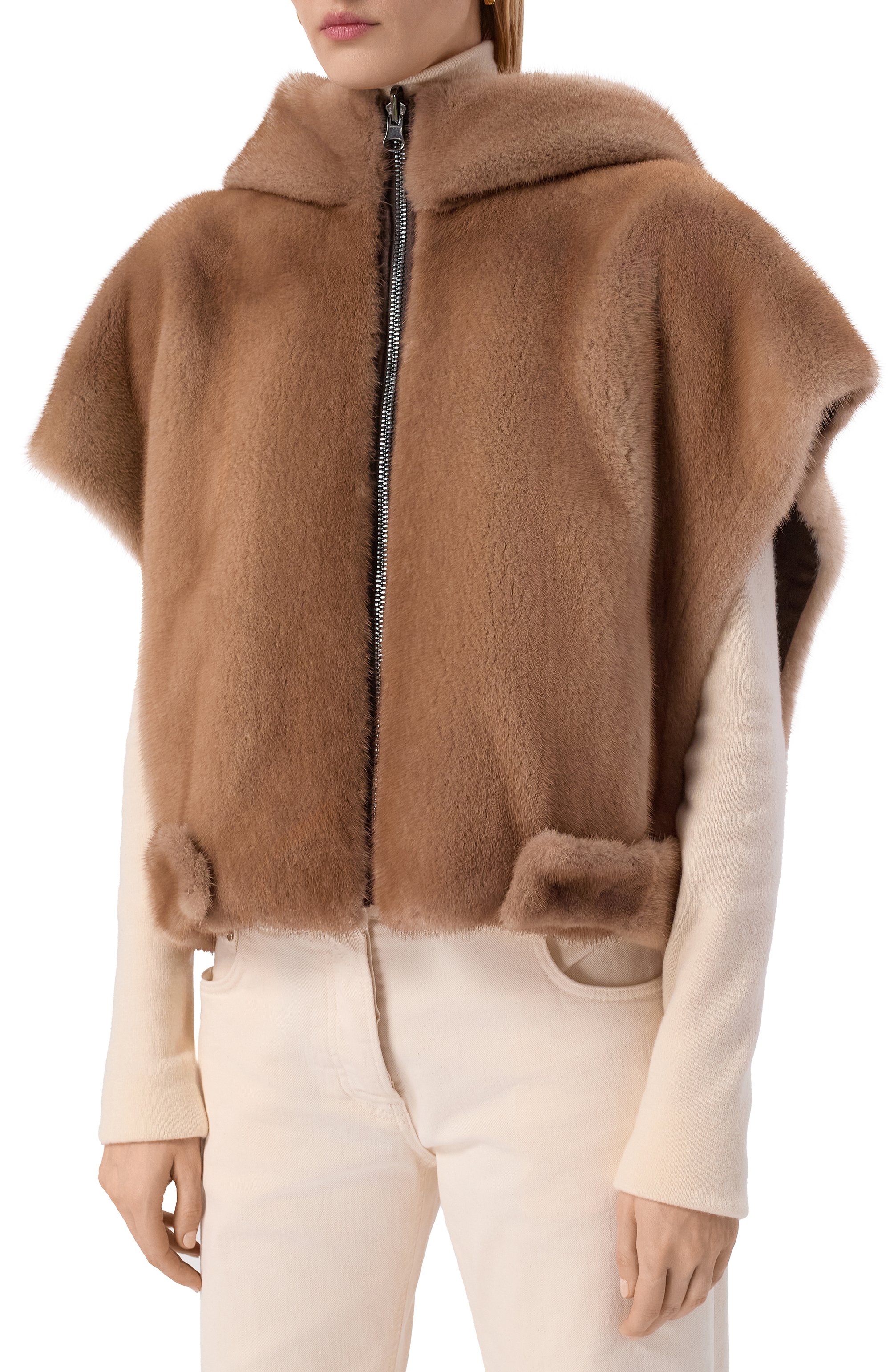 Двусторонний жилет из норки VICTORIA KUSENKOVA, арт. 821909133688, фото 3