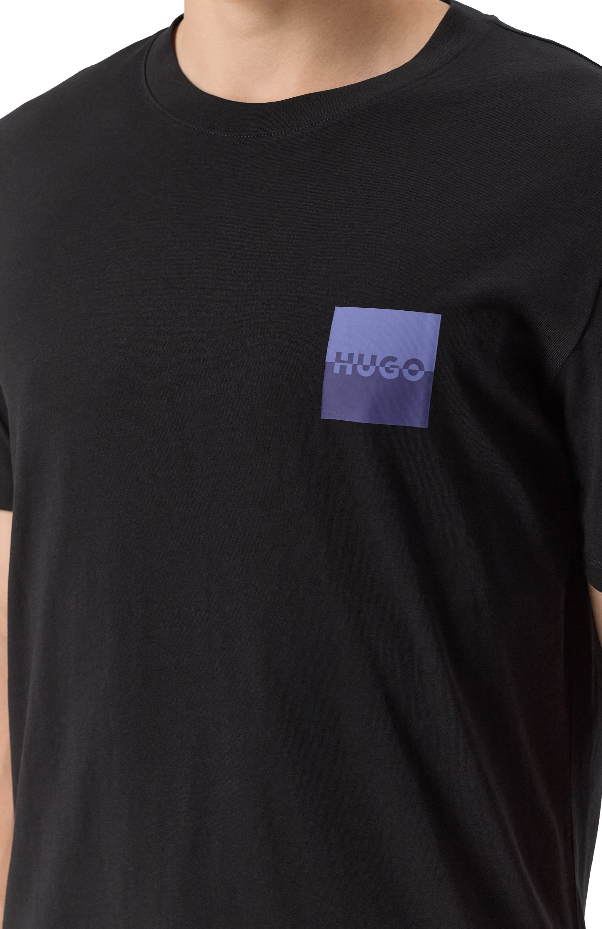 Хлопковая футболка HUGO, арт. 50544458, фото 5