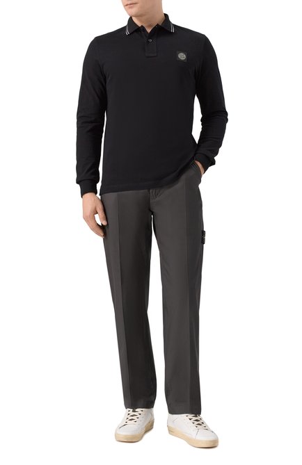 Мужское хлопковое поло STONE ISLAND, арт. K1S1522002SL/S0018