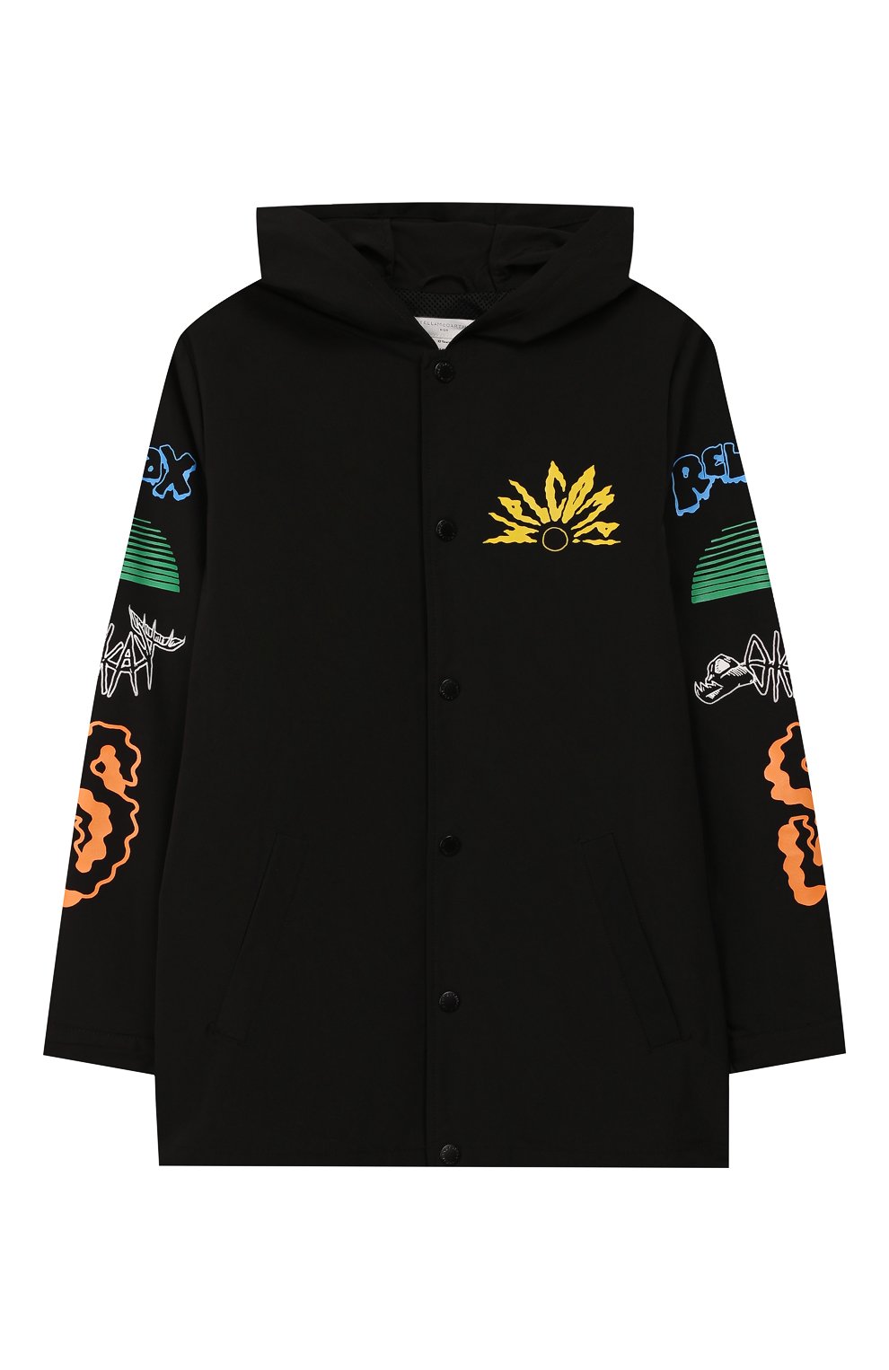 Парка STELLA MCCARTNEY черного цвета по цене 9950 руб., арт. 589441/S0KD4, фото 1 Парка STELLA MCCARTNEY, арт. 589441/S0KD4, фото 1