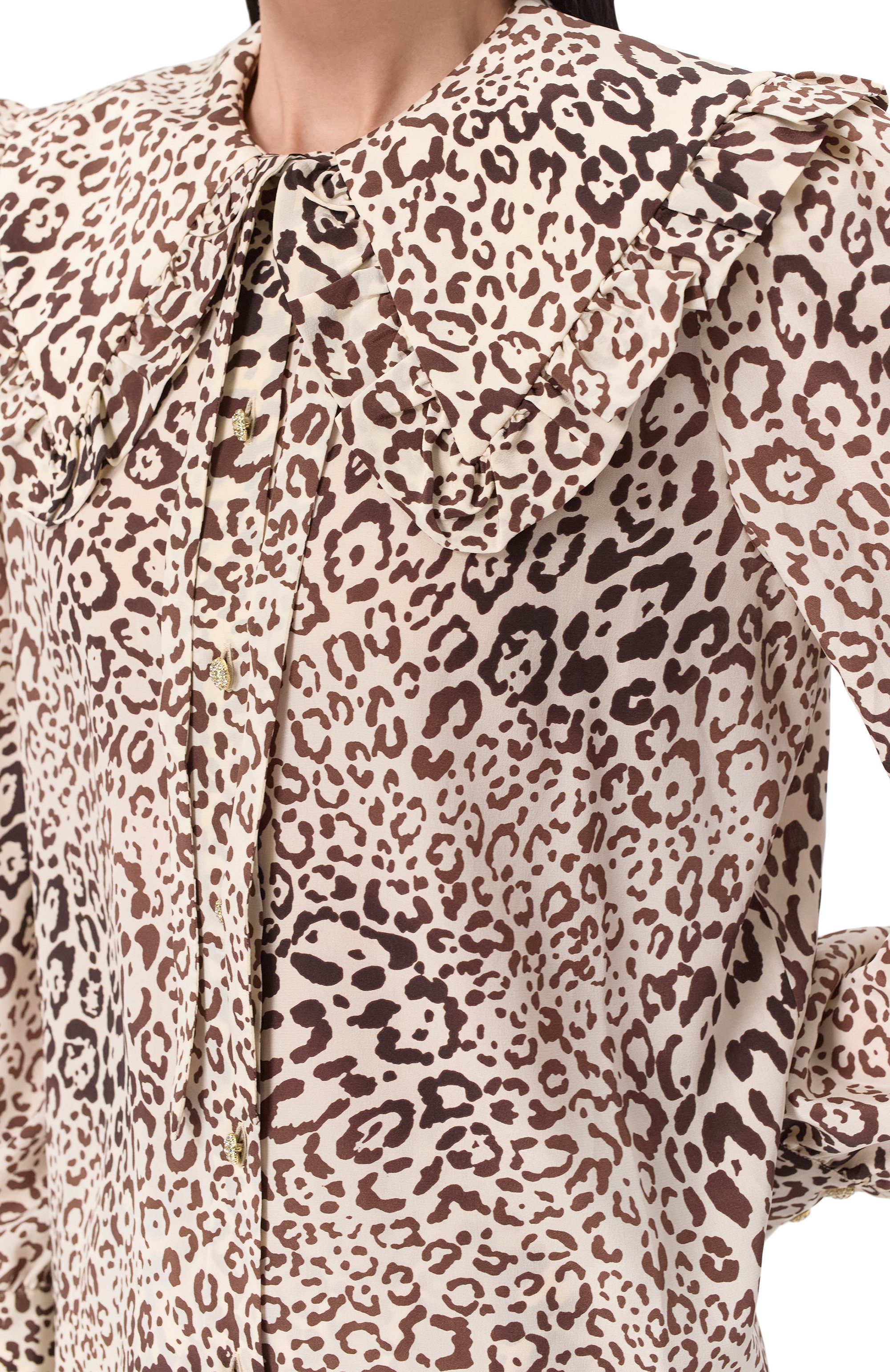 Шелковая блузка ALESSANDRA RICH, арт. FABX2975-F4478, фото 5