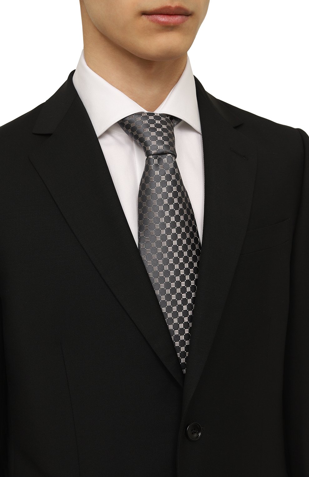 Шелковый галстук ZILLI, арт. 55021, фото 2