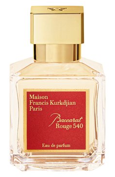 Парфюмерная вода baccarat rouge 540 (70ml) MAISON FRANCIS KURKDJIAN бесцветного цвета, арт. 1022302 | Фото 1 (Тип продукта - парфюмерия: Парфюмерная вода; Региональные ограничения белый список (Axapta Mercury): Не проставлено; Тип аромата: Цветочный, Древесный; Нос: Не проставлено; Ограничения доставки: flammable)